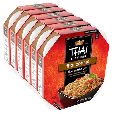Gluten Free Thai Peanut Noodles, 9.77 oz, 6 Pack