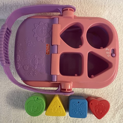 Fisher Price Laugh And Learn Sweet Sounds Picnic Basket Musical Shape Sorter - Picture 2 of 7