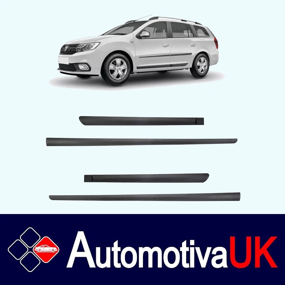 Tiras de frotar Dacia Logan II Estate | Protectores de puertas | Kit de carrocería de molduras laterales - Imagen 2 de 4