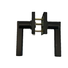 Kwikset Casey Door Lever Passage Handle Hall Closet Matte Black 92001-603