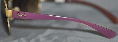 Ray Ban Gold Frames With Purple Arms Brown Gradient Lenses Ray Ban Gold Frames With Purple Arms Brown Gradient Lenses