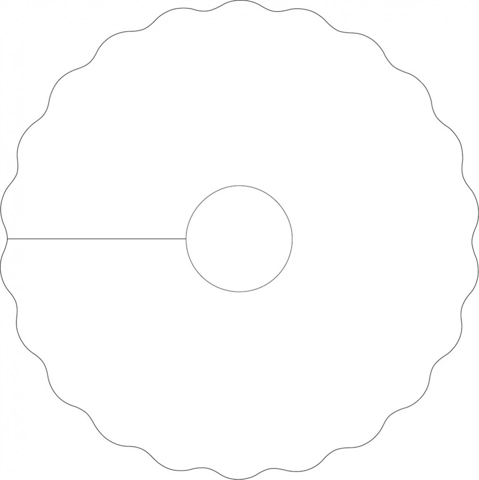 Pilsdeckchen aus Saugstoffpapier UNI in Weiss, Ø 90mm mit 20mm Innenloch , 1000 - Bild 2 von 2