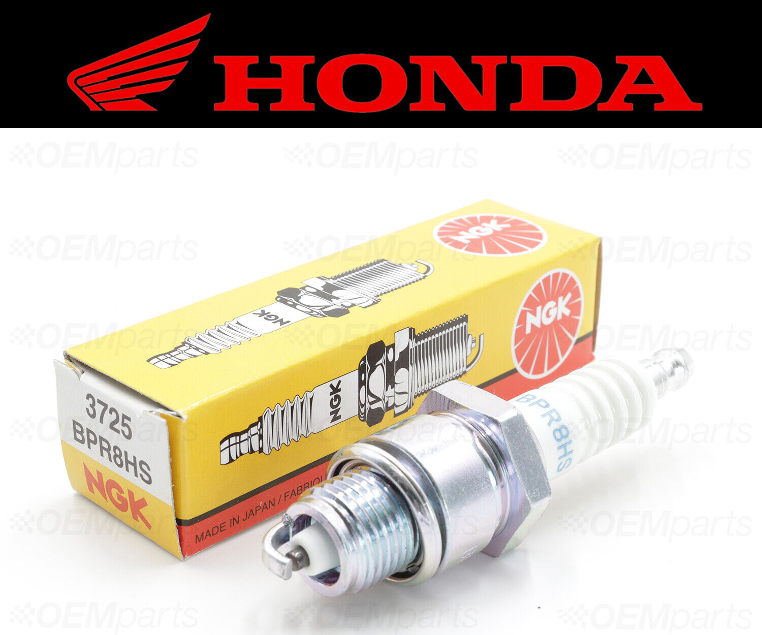 1x NGK BPR8HS Spark Plugs Honda See Fitment Chart #98076-58725