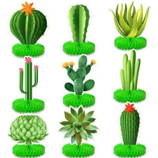 KatchOn 9 Pcs Cactus Centerpieces for Tables - Cactus Decorations | Mexican P...