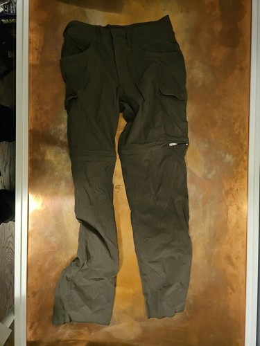Boy Scouts Of America Men's Convertible Cargo Uniform Pants Youth 34 Green