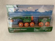 BRIO WORLD Clever Crane Wagon 33698 New Free Expedited Shipping From Japan