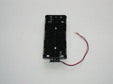 6 volt power supply (4xC). 4x C cell 6v battery holder & PP3 connector cable. 