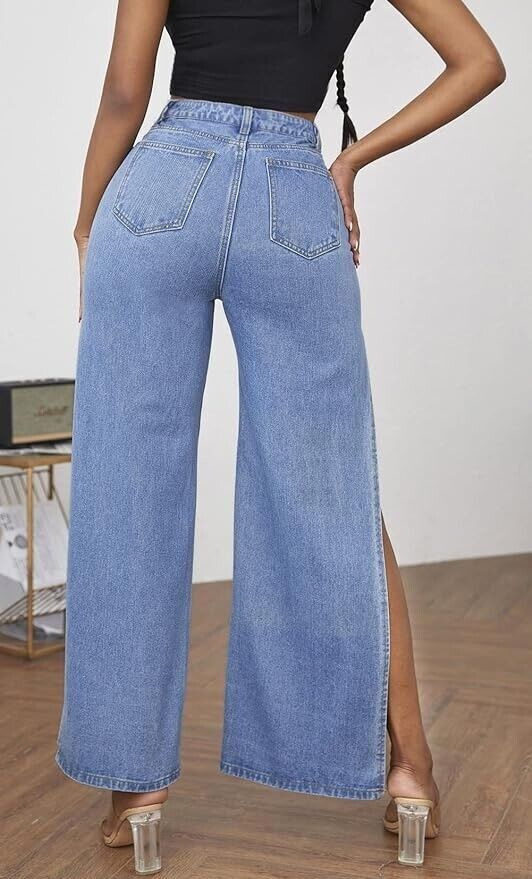 パンツ RANCLIC side slit denim ribbon pants 予約販売】side slit denim ribbon pants – RANCLIC