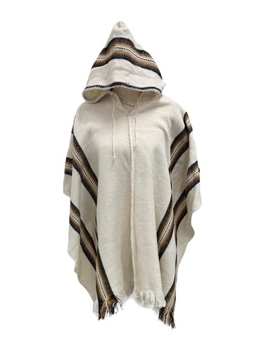 ALPACA Poncho UNISEX Handmade in Peru