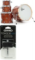 Gretsch Drums Brooklyn 4-piece Shell Pack - Satin Mahogany + E... - Value Bundle on sale Gretsch Drums Brooklyn 4-piece Shell Pack - Satin Mahogany + E... - Value Bundle on sale