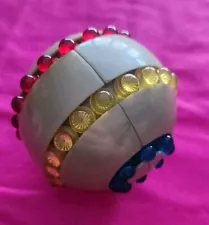 The Orb Parker Brothers Vintage 1982 Puzzle Ball Silver Sphere Toy Brain Teaser