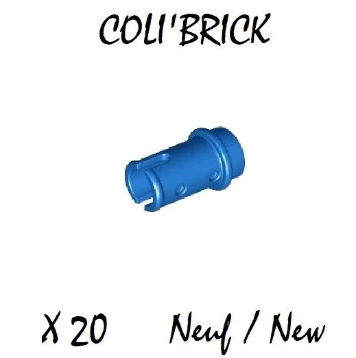 Lego 4274 - 20x Clips connecteur / Technic Pin 1/2 Connector - Bleu Blue - Neuf - Photo 1/1
