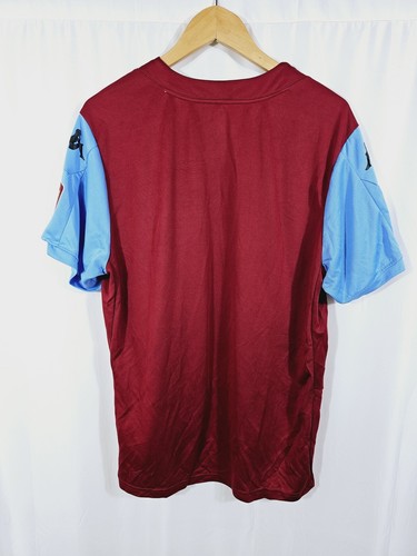 Aston Villa 2019/2020 Home Football Shirt KAPPA Jersey Size 2XL Adults - Picture 12 of 15