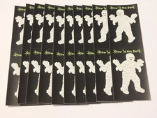 Mrs. Grossman's Lot 10 Strips Halloween ~Glow in the Dark Mummy~ 2003 Stickers