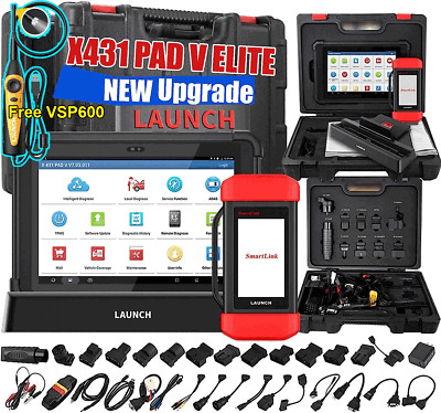 LAUNCH X431 PAD V Elite PAD 5 Bidirectional Diagnostic Scanner Key Programming