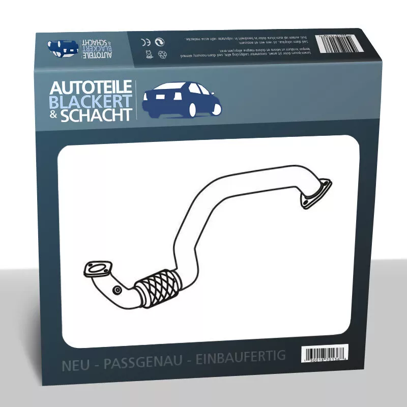 Auspuff Hosenrohr für Opel Astra K + Sports Tourer 1.4 + 1.4 Turbo 