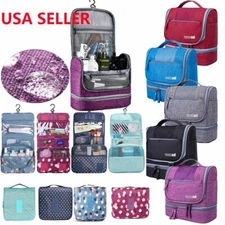 Hanging Toiletry Bag Travel Cosmetic Kit Large Essentials Organizer Make up Bag