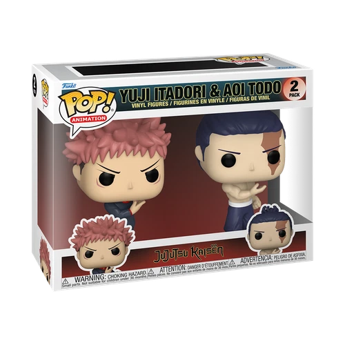 Funko POP! Animation: JJK - 2 Pack Yuji Itadori & Todo - Jujutsu Kaisen - Collec