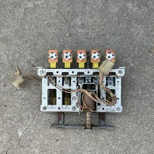 Original Gottlieb, Five Bank Drop Target Assembly, Pinball Machine Of88-2 Soccer
