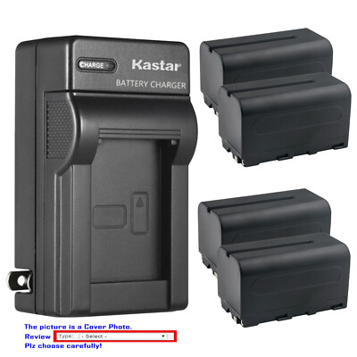 Kastar Battery AC Charger for ProAm USA Iris 7'' On-Camera Monitor