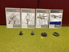 Axis  Allies Miniatures, World War II, Japan, Lot C, Soldiers, Machine-Gun
