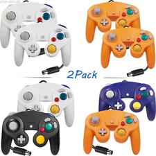 2x NGC Controller Wired Gamepad Joystick for Nintendo GameCube Switch New