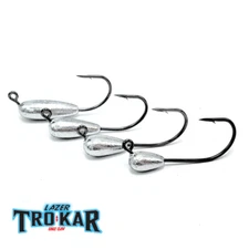 Super Short 60° Tube Jig Head - 3pk with Trokar Hooks - Casting Fishing Jigs