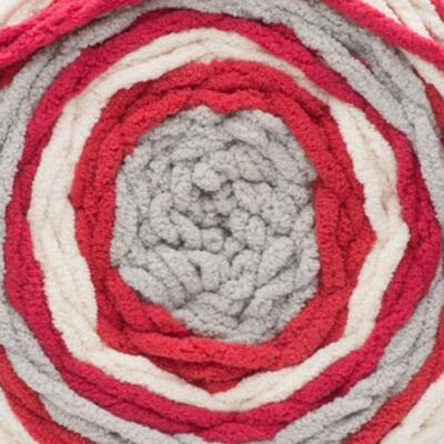 Bernat Decke Streifen Stricken Garn Wolle 300g - 76027 Rot Alert