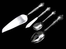 ❤️ MELROSE GORHAM STERLING PIERCED SERVING SPOON SUGAR BUTTER PIE CAKE SERVING