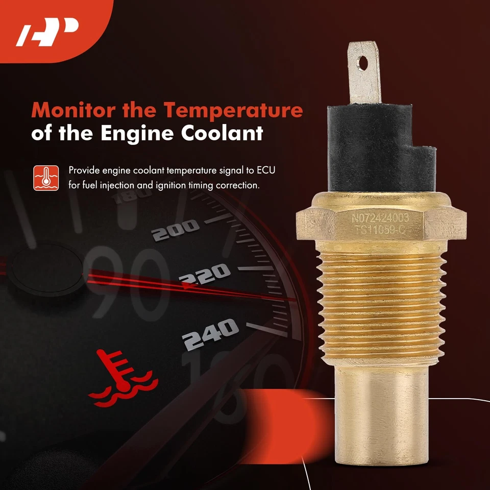 A-Premium Engine Coolant Temperature Sensor for Chevy C10 Suburban GMC C25 Jimmy - Image 2 of 4
