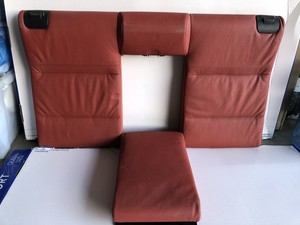 Details About Bmw 335i Convertible E93 Oem Rear Upper Seat Bench Backrest Coral Red Leather