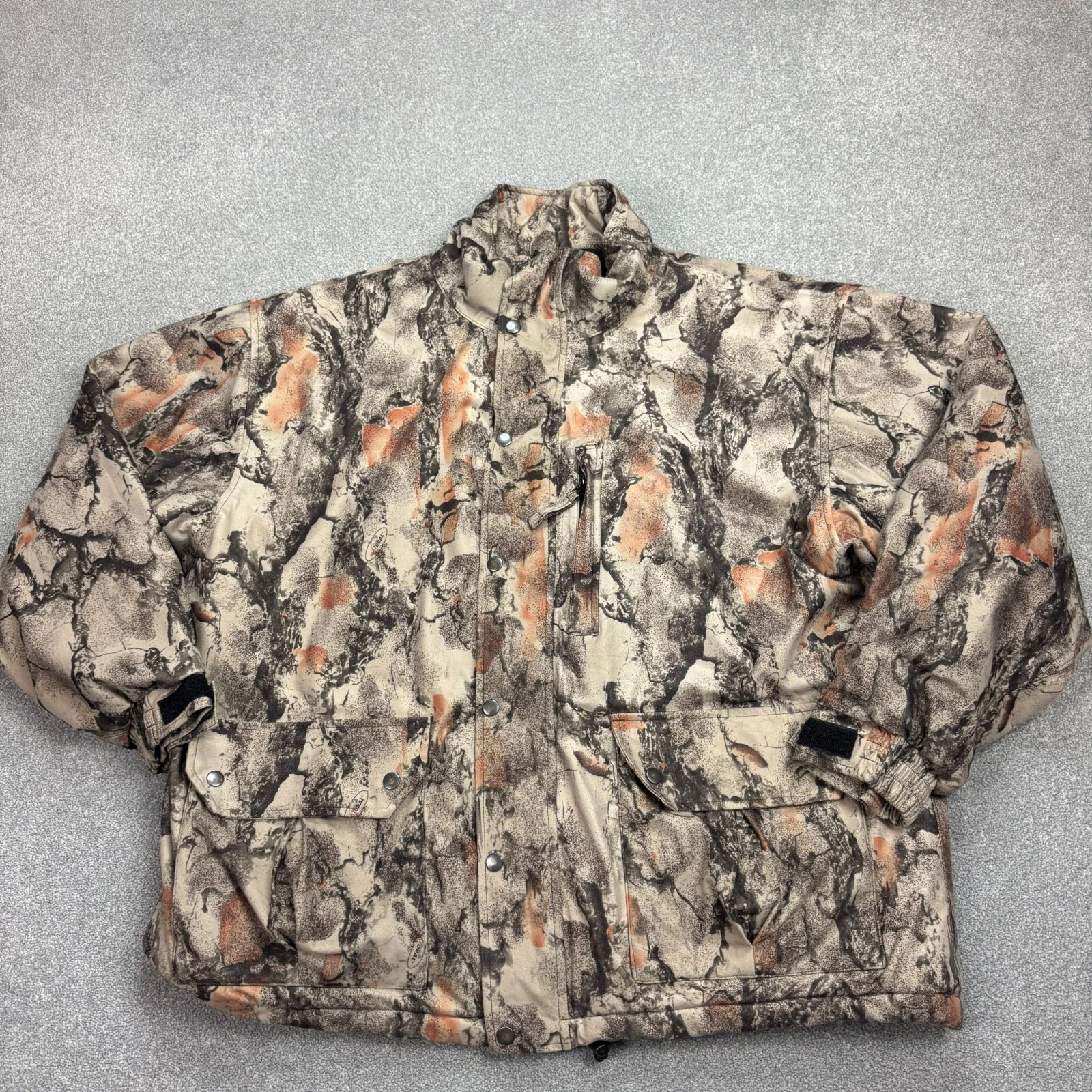 RealTree Jacket Adult Extra Large Brown Workwear Camo Hunting Insulated Coat Men