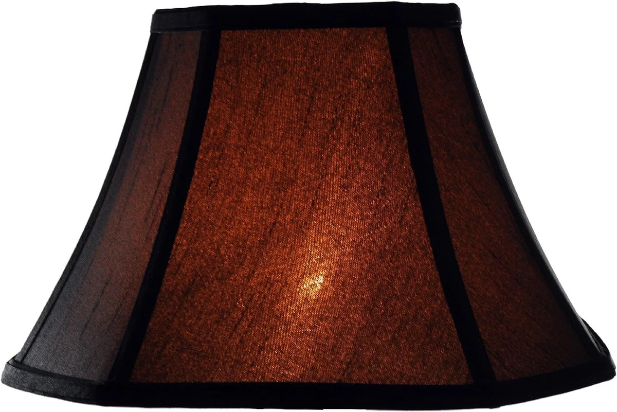 Urbanest Square Cut Corner Bell Lamp Shade 12 inch Black