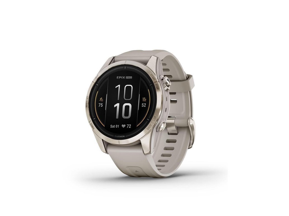 Garmin epix Pro (Gen 2) – Sapphire Edition, Soft Gold with Light