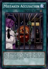 2016 Yu-Gi-Oh Breakers of Shadow #BOSHEN068 Mistaken Accusation SP