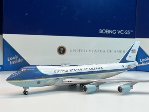 U.S. AIR FORCE ONE VC-25A Reg:82-8000 1:400 Scale GeminiJets GJAFO2173 Diecast - Picture 6 of 24