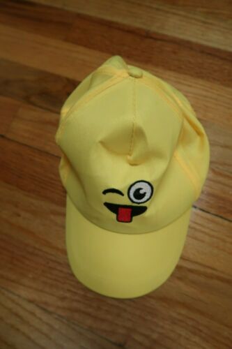 Adjustable Emoji Hat Baseball Cap Yellow Adult Win