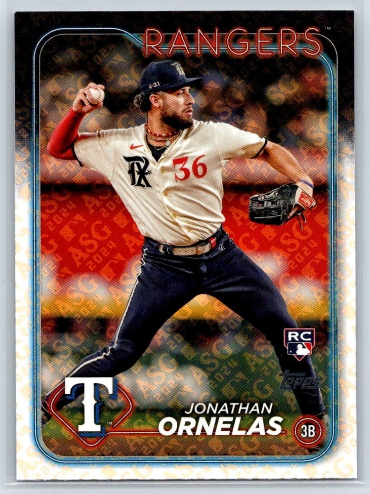 2024 Topps All Star Game Foil Stamped #575 Johnathan Ornelas RC ASG Texas Ranger