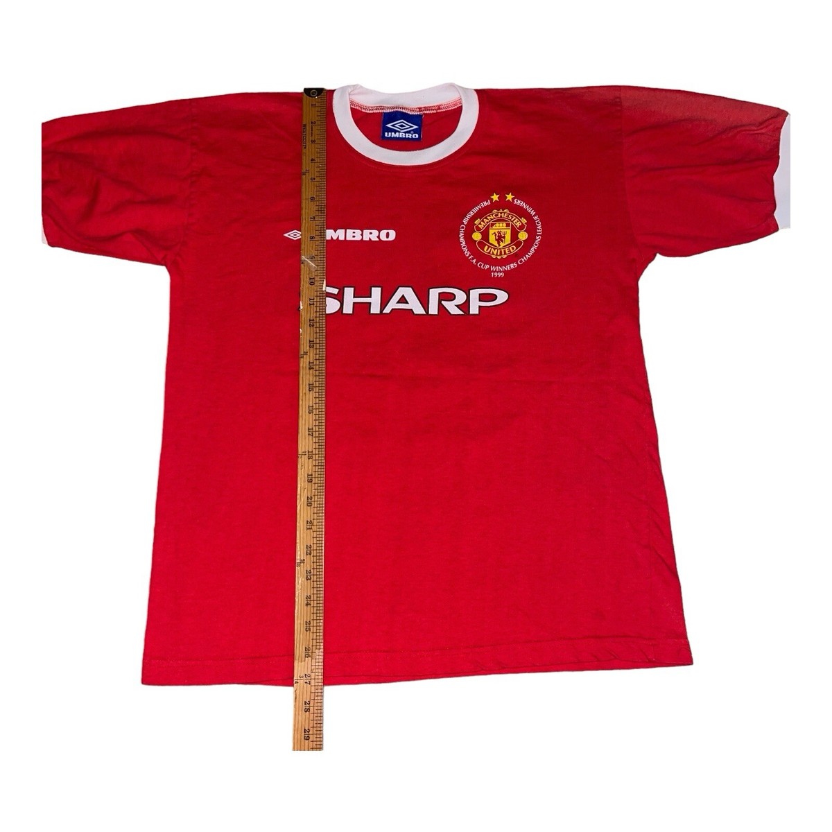 Vintage 1999 Manchester United Umbro Soccer Jersey Shirt XL