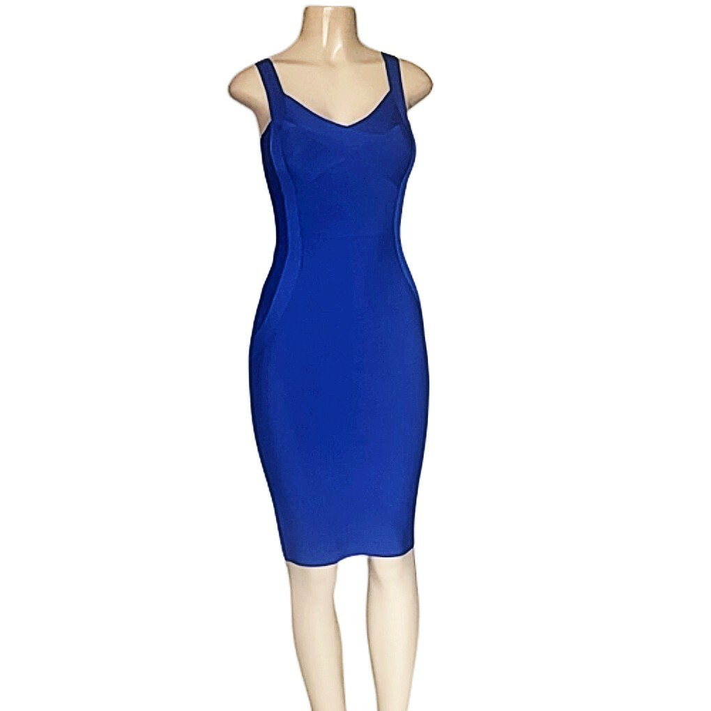 electric blue bandage dress THE ELISE DRESS – HERVÉ LÉGER