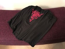 Gorgeous black and pink new 6ixty 8ight boned corset/basque