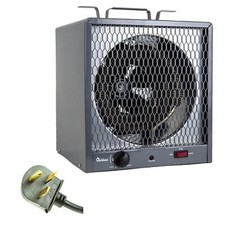 Dr. Infrared Heater 5600W Garage Portable Industrial Space Heater, Gray
