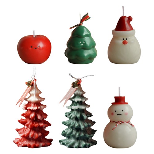 1pc Christmas Scented Candles Aromatherapy Centerpiece Decoration for Holiday
