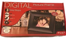 New Digital Photo Frame SP70BRS 7-Inch Opti Pix 9X6.5 NIB Smart Parts