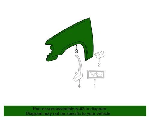 Moldura de arco de rueda derecha gris Ford Mercury 2002 Explorer original 1L2Z-16038-CBB Foto 2 de 2