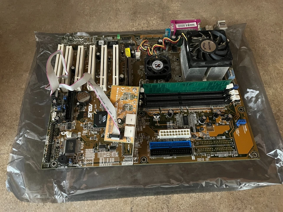 ASUS A7V266-C MOTHERBOARD AMD ATHLON XP 1900+ 1.2GHZ 1.5GB RAM ULE4-6 - Image 3 of 4