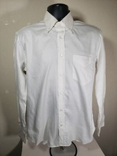 Loro Piana Button Down Dress Shirt 100 Cotton Made in Italy Size 15 3/4 / 40
