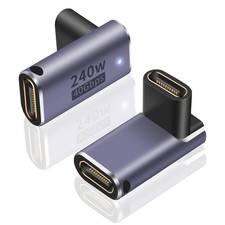 Usb C Coupler 240w Usb C Female To Female Adapter 90 Degree Usb C Coupler Extend