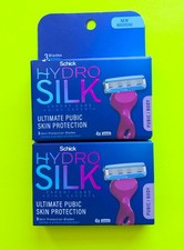 Schick Hydro Silk 3-Blade Women's Razor Refills 4 ct - Lot of 2