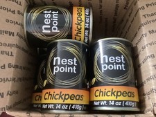 10 Dosen Nest Point Kichererbsen 14 Unzen BBD 2028